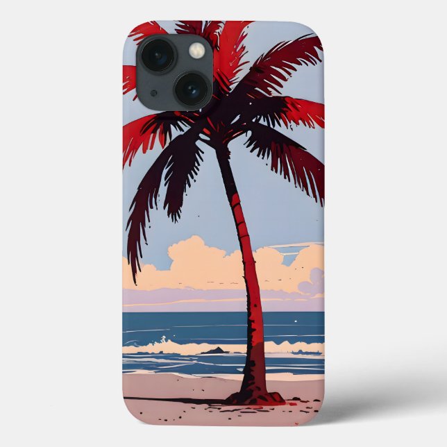 Crimson Coastline Case-Mate iPhone Case (Back)