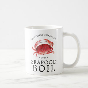 Crimson Crab Crab Boil Event Coffee Mug