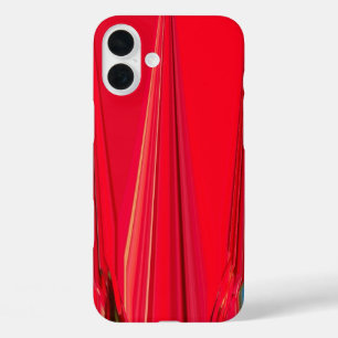 Crimson Depth   Beautiful Red Texture Abstract Art iPhone 16 Plus Case