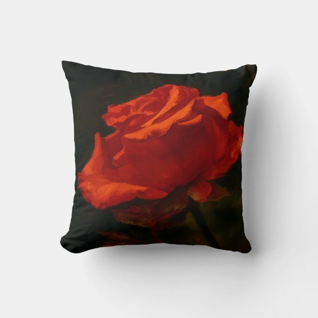 Crimson Embrace Cushion (Front)