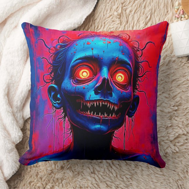 Crimson Eyes: Horrors of the Mind Cushion (Blanket)
