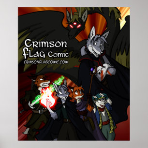 Crimson Flag Poster