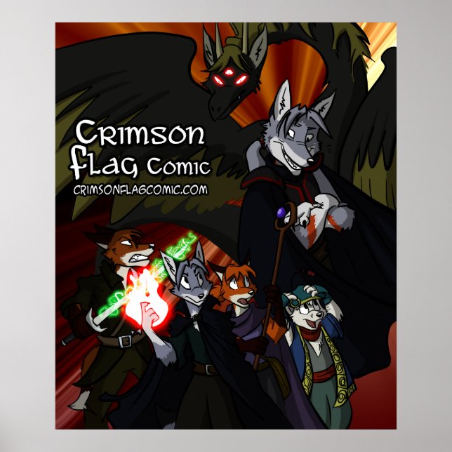 Crimson Flag Poster (Front)