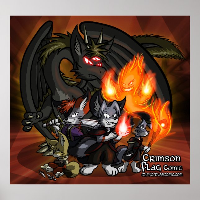 Crimson Flag: Villains Poster (Front)