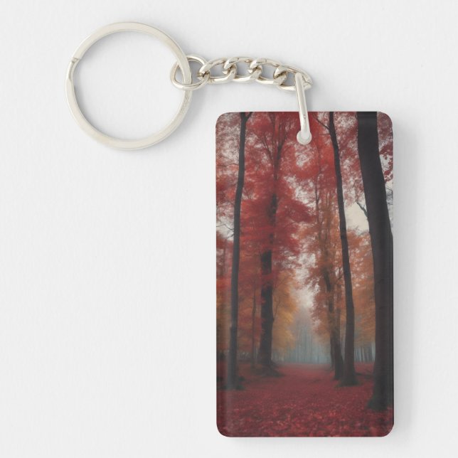 Crimson Forest Key Ring (Front)