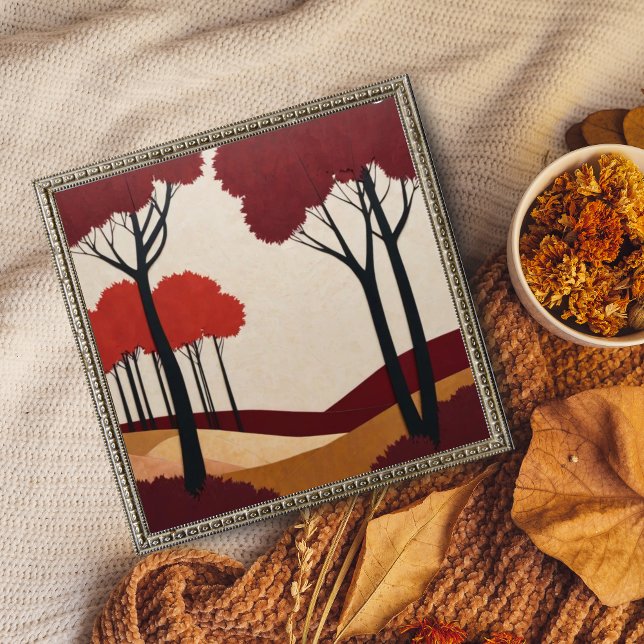 Crimson Forest Photo Print (Creator Uploaded)