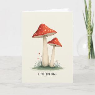 Crimson Fungi Dad Card