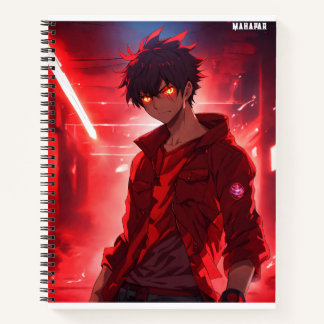**"Crimson Fury: Awakening"** Notebook