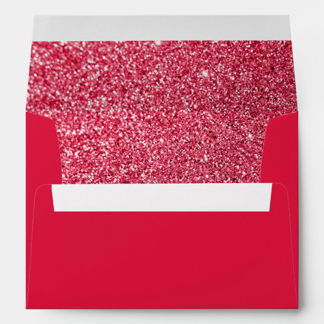 Crimson Glitter Envelopes (Back (Bottom))