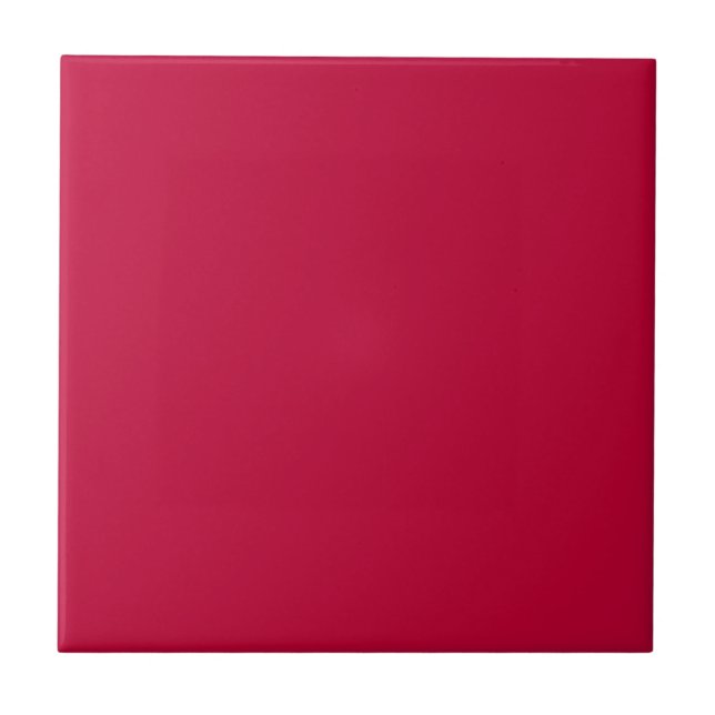 Crimson Glory Solid Colour Tile (Front)