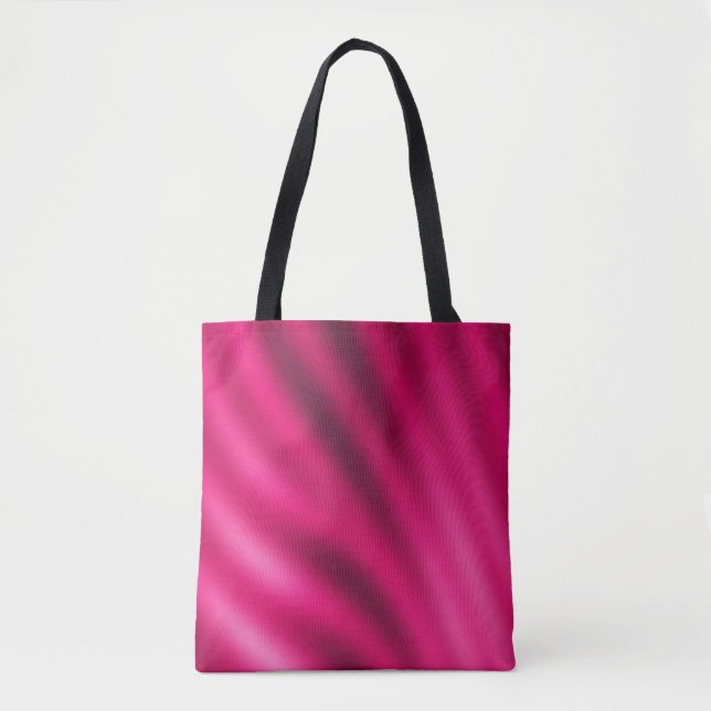 Crimson Gradient Abstract Tote Bag (Front)