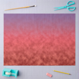 Crimson Haze at Dusk Tissue Paper