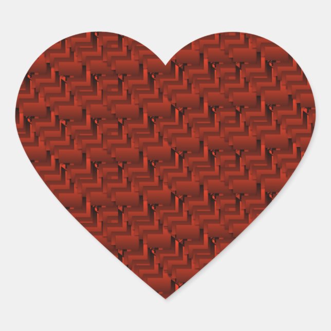 Crimson Heart Stickers (Front)