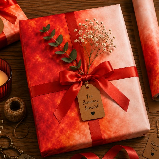 Crimson Heatfall Wrapping Paper Sheet (Creator Uploaded)