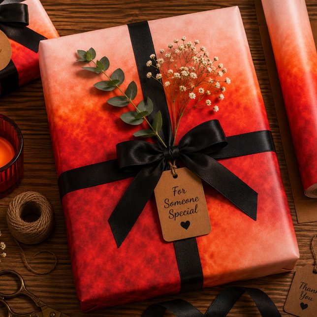 Crimson Heatfall Wrapping Paper Sheet (Creator Uploaded)