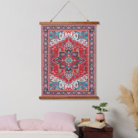 Crimson Heirloom: Moroccan Heritage Rug Art