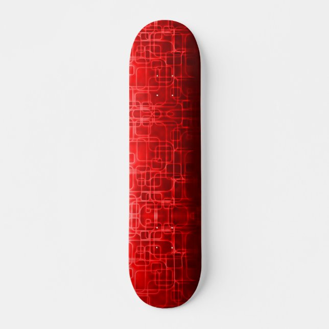 Crimson Hologram Hoverboard Pro Park Board Skateboard (Front)