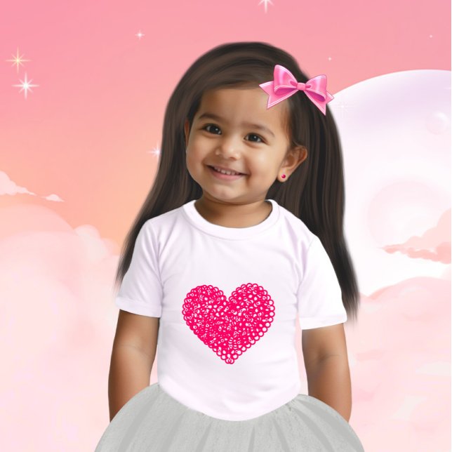 Crimson isolated heart baby T-Shirt (Creator Uploaded)