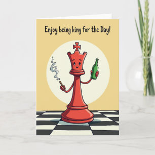 Crimson King Sweet Fathers Day Card