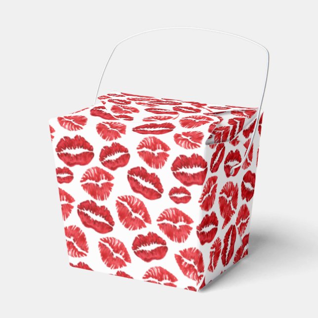 Crimson Kisses | Valentine Favour Box (Front Side)