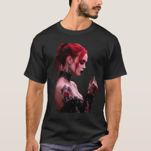 Crimson & Lace Dark Romance T-Shirt