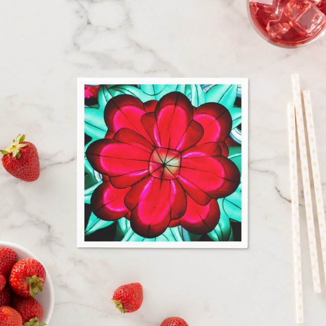 Crimson Majesty  Napkin (Insitu)