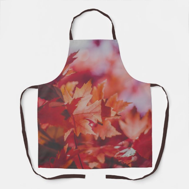 Crimson Maple Reverie Apron (Front)
