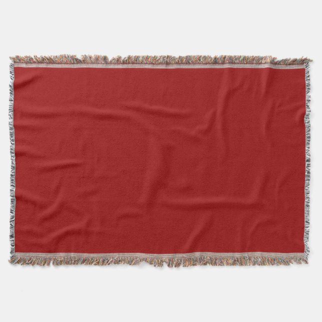 Crimson Midwest Throw Blanket (Front)