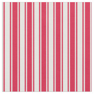 Crimson & Mint Cream Coloured Pattern Fabric