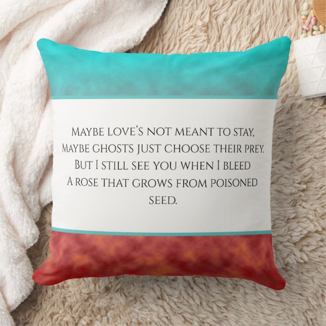 Crimson Mirage Cushion (Blanket)