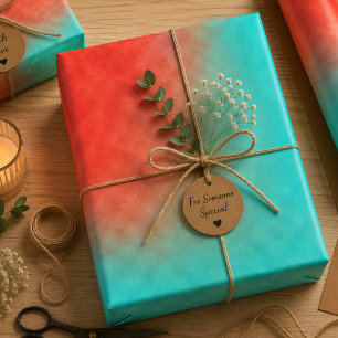 Crimson Mirage Wrapping Paper Sheet