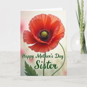 Crimson Petal Mothers Card