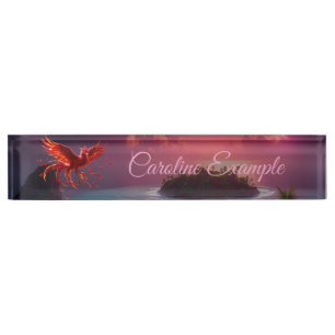 Crimson Phoenix of the Moonlit Tide. Nameplate