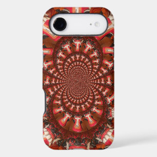 Crimson Pulse Kaleidoscope Tongue Abstract Art