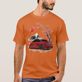 Crimson Red 1999 MR2 With Cherry Blossom Tree T-Shirt