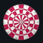 Crimson Red And White<br><div class="desc">Crimson Red And White Dart Board</div>