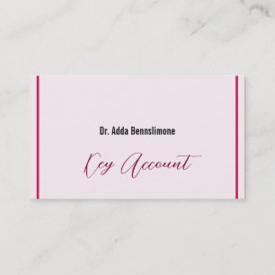Crimson Red Business Card