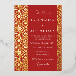 Crimson Red Italian Tile (Retro-Dotted) 