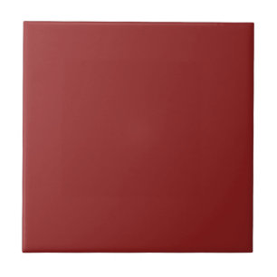 Crimson Red Solid Color Tile