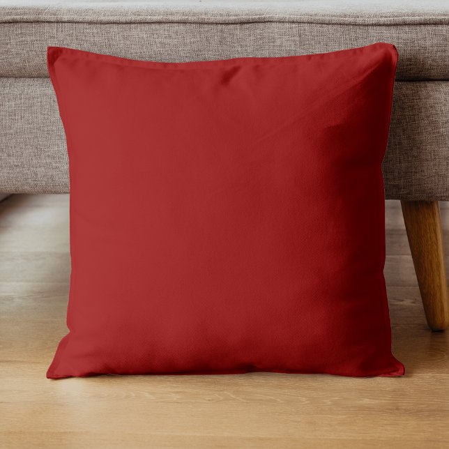 Crimson Red Solid Colour | Classic | Elegant Cushion (Creator Uploaded)
