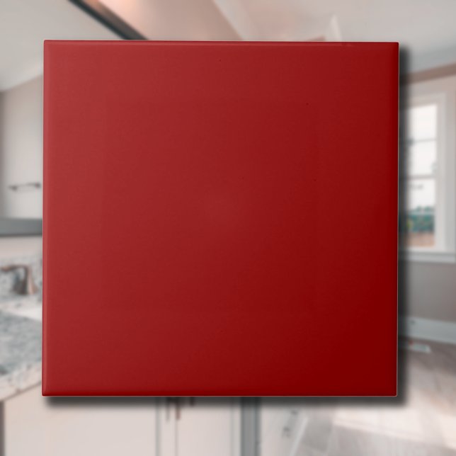Crimson Red Solid Colour | Classic | Elegant Tile (Creator Uploaded)