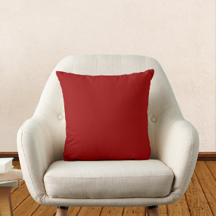 Crimson Red Solid Colour Cushion