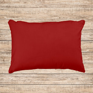 Crimson Red Solid Colour Decorative Cushion