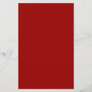 Crimson Red Solid Colour Stationery