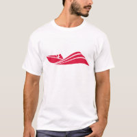 Crimson Red Speed Boat