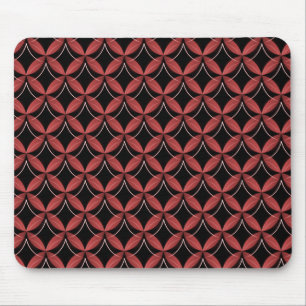 Crimson Red Uptown Glam Mousepad