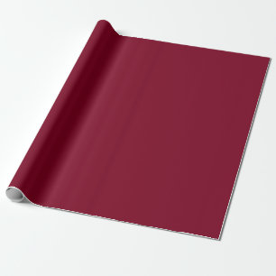 Crimson Red  Wrapping Paper