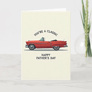 Crimson Ride Fathers Day Card