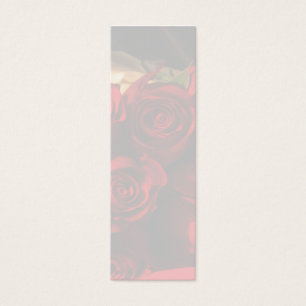 "Crimson Rose Bouquet" - Bookmark