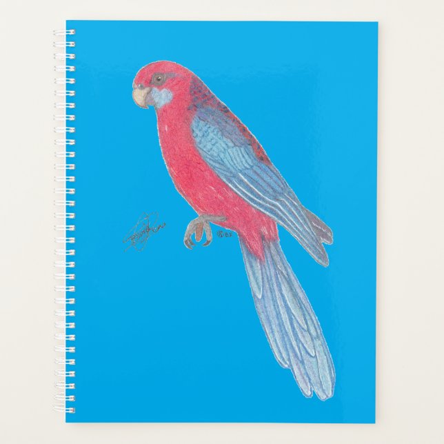 CRIMSON ROSELLA PLANNER (Front)